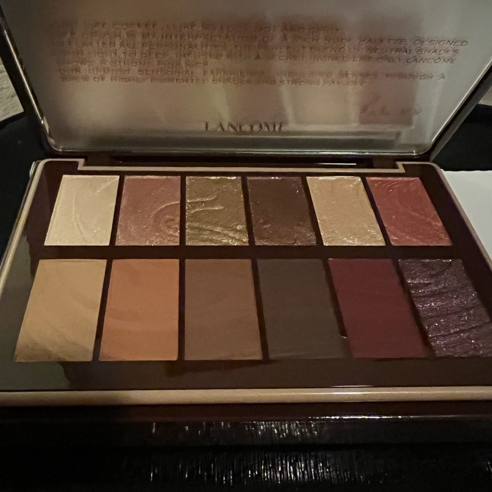 Lancome Eyeshadow Palette - Cream, Gold, Brown, Red